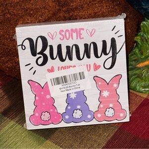 Bunny Decorative Block Sign -New